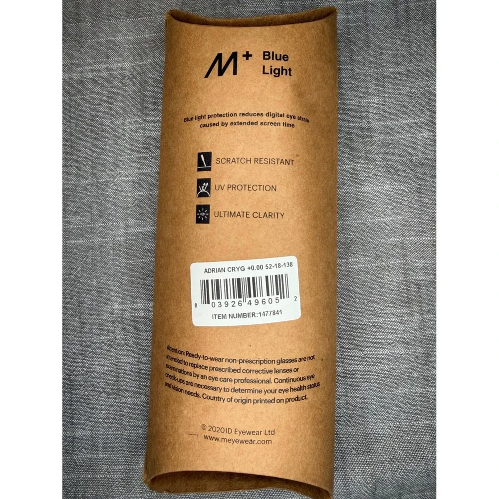 M+ Blue Light Blocking Glasses 2-Pack‎ Adrian Cryg Black UV Protection
